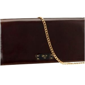 Handmade Black Two Way Clutch